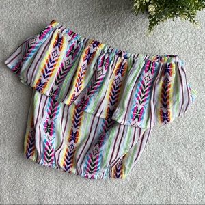 JENS PIRATE BOOTY COLORFUL TUBE TOP ONE SIZE